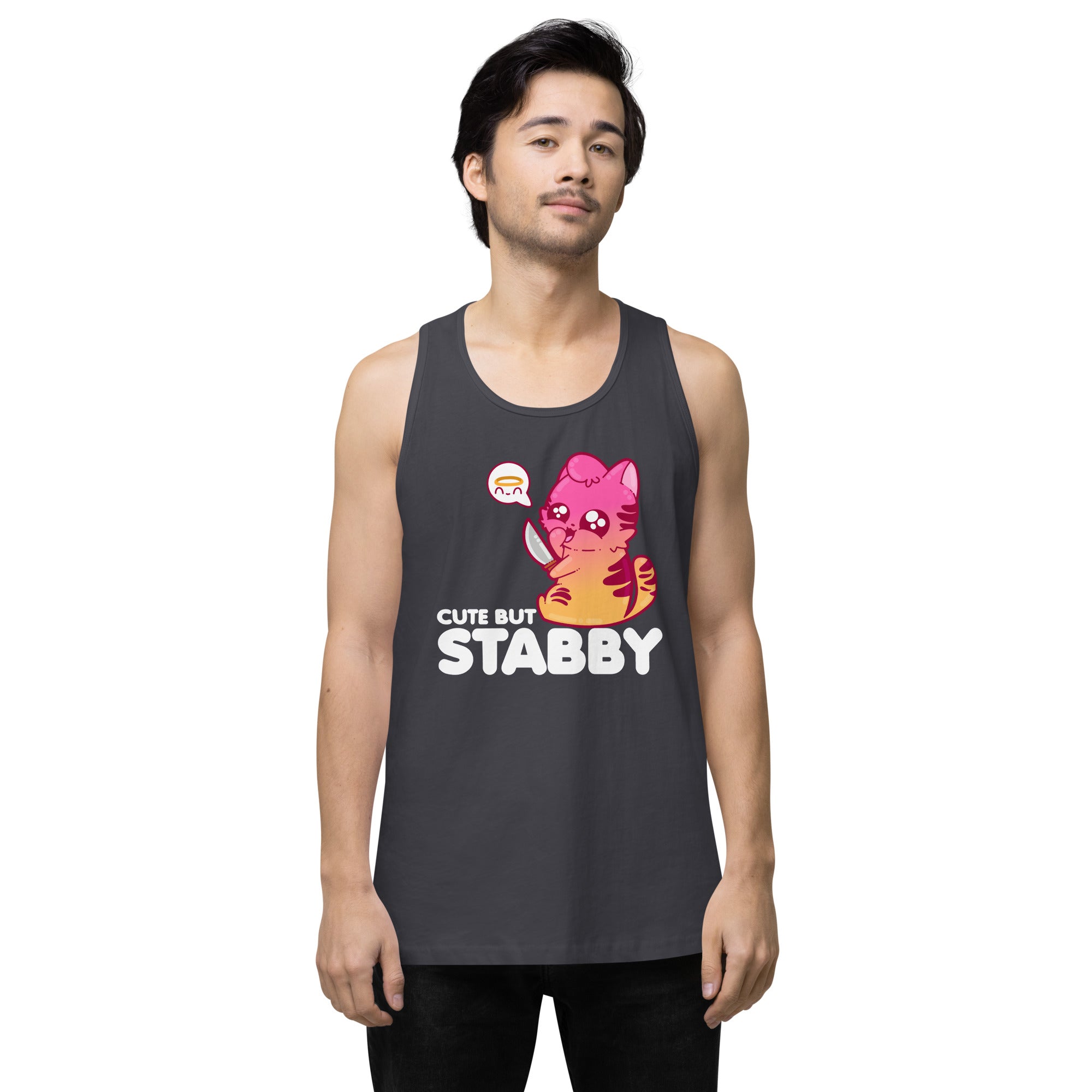 CUTE BUT STABBY - Modified Premium Tank Top - ChubbleGumLLC