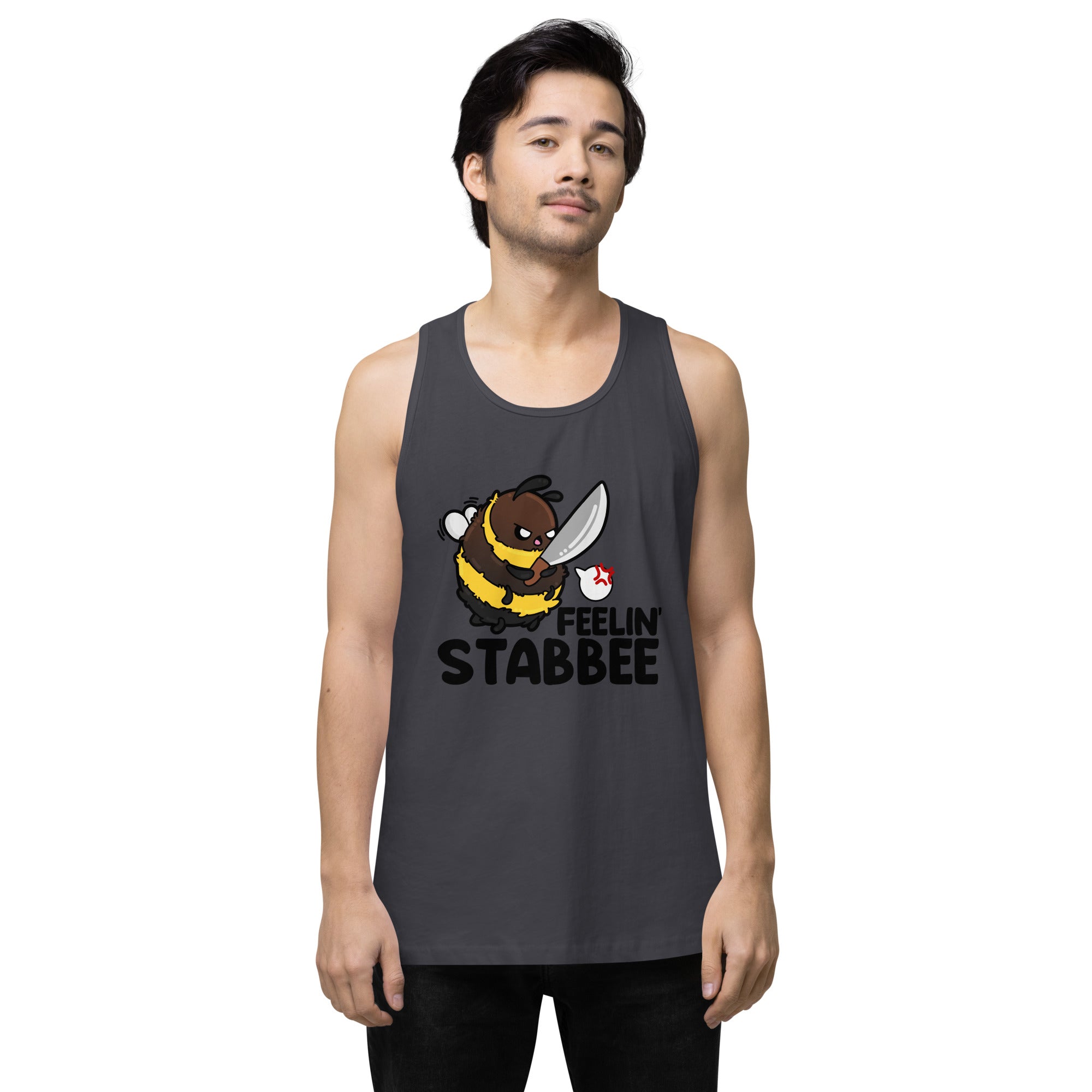 FEELIN STABBEE - Premium Tank Top - ChubbleGumLLC