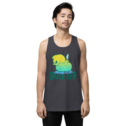 DUCK OFF - Premium Tank Top - ChubbleGumLLC