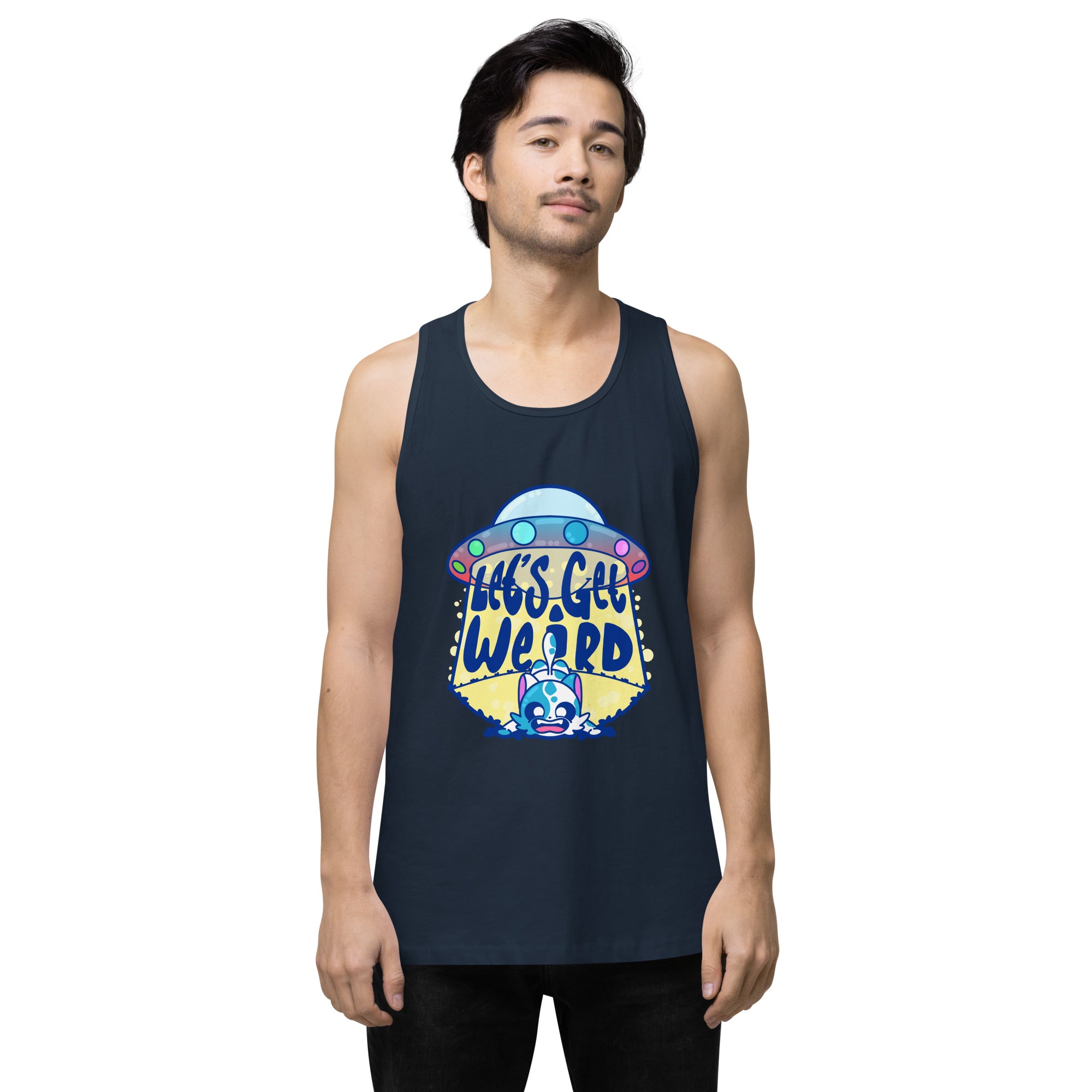 LETS GET WEIRD - Premium Tank Top - ChubbleGumLLC