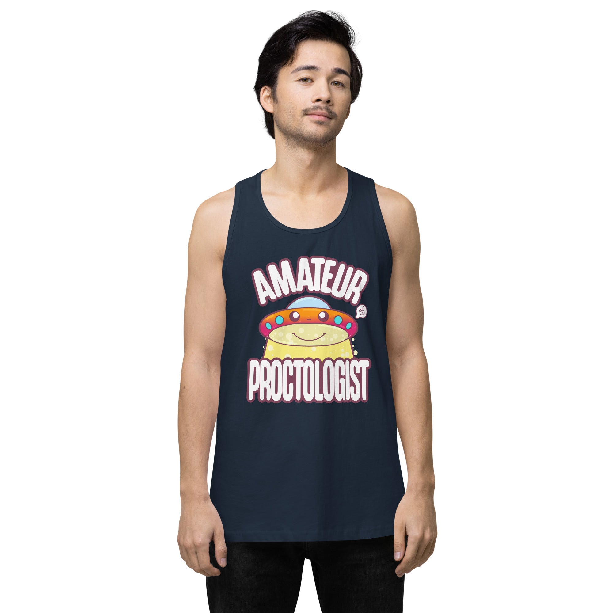 AMATEUR PROCTOLOGIST  - Premium Tank Top - ChubbleGumLLC