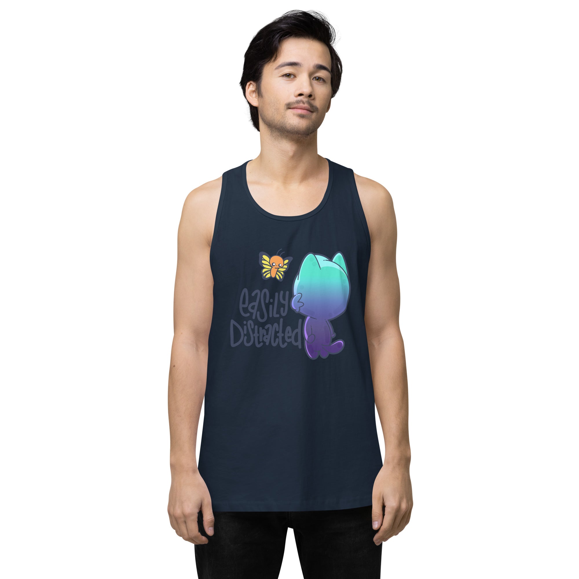 EASILY DISTRACTED - Premium Tank Top