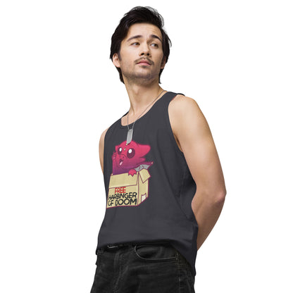 FREE HARBINGER OF DOOM - Premium Tank Top - ChubbleGumLLC