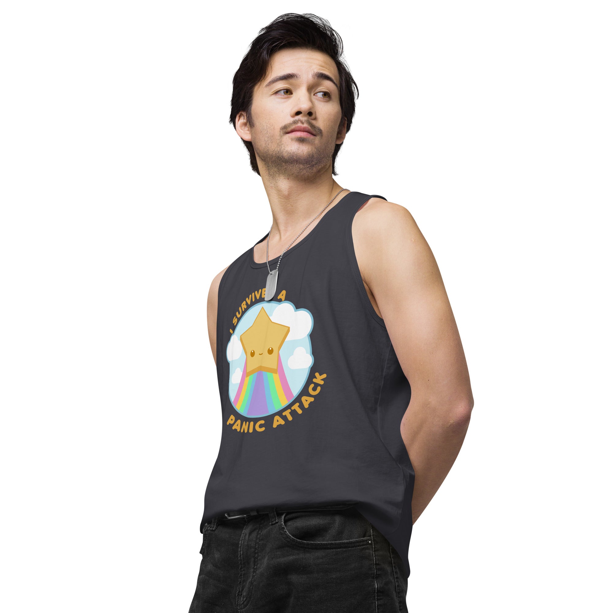 I SURVIVED A PANIC ATTACK - Premium Tank Top - ChubbleGumLLC