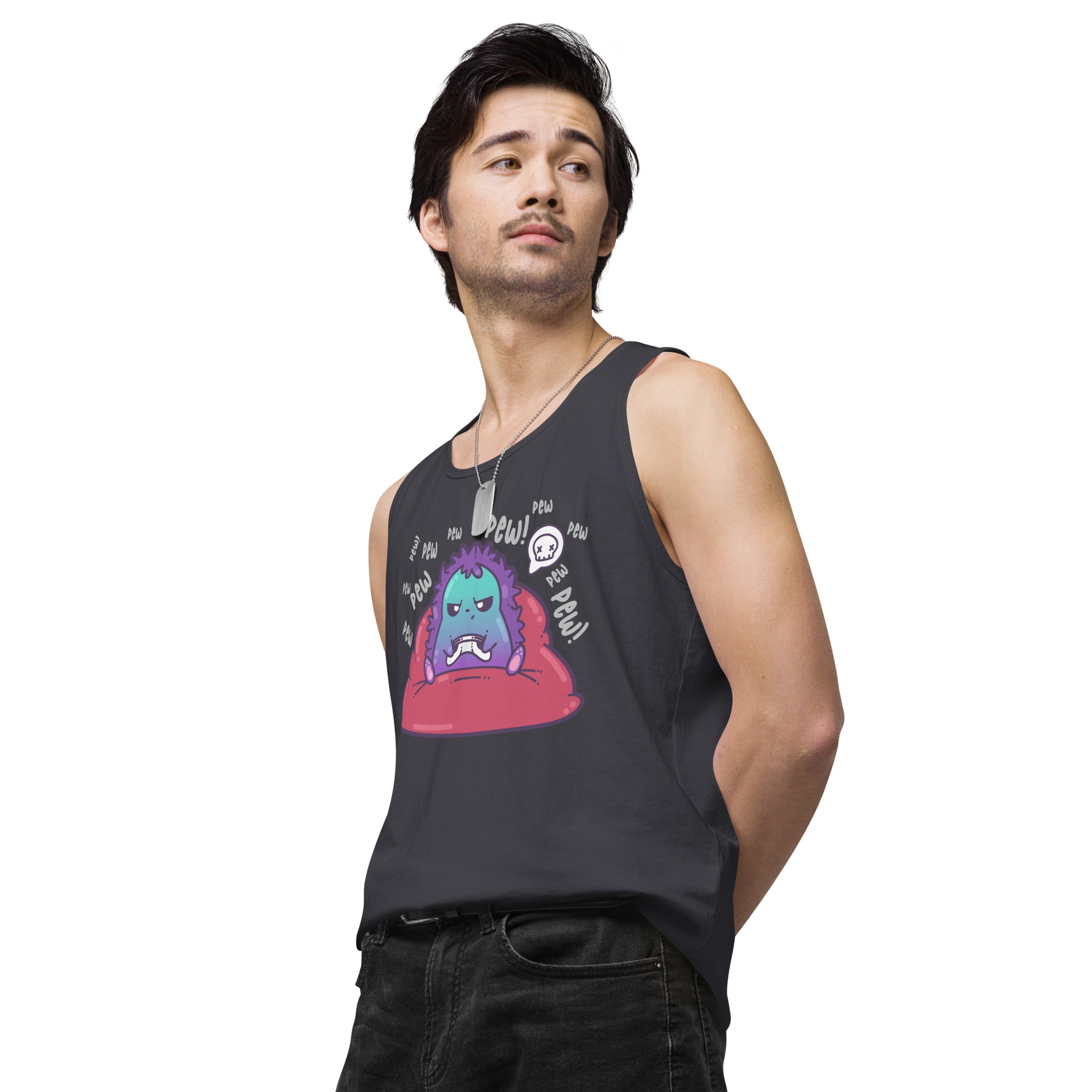 PEW PEW PEW - Premium Tank Top - ChubbleGumLLC