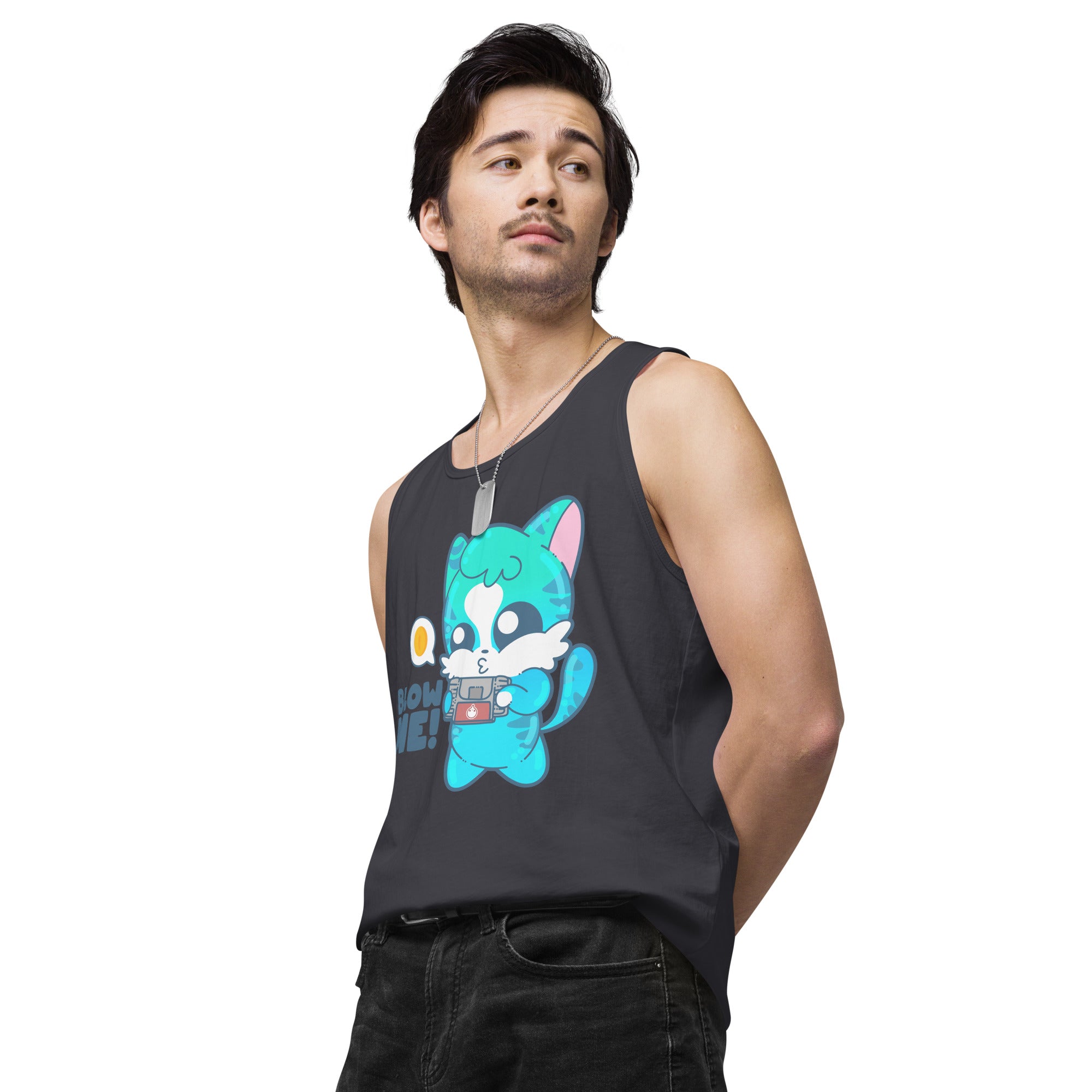 BLOW ME - Premium Tank Top - ChubbleGumLLC