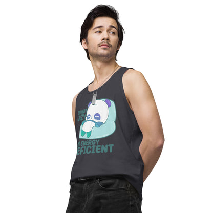 IM NOT LAZY - Premium Tank Top - ChubbleGumLLC