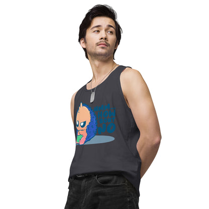 UMM HOW BOUT NO - Premium Tank Top - ChubbleGumLLC