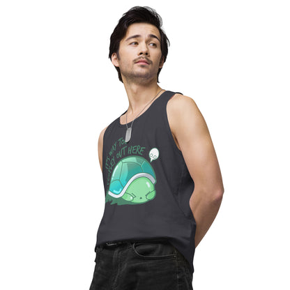 WAY TOO PEOPLEY - Premium Tank Top - ChubbleGumLLC