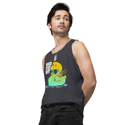 DUCK AROUND AND FIND OUT - Modded Premium Tank Top - ChubbleGumLLC