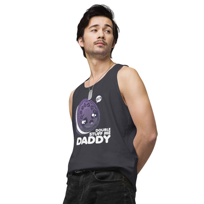 DOUBLE STUFF ME DADDY - Tank Top - ChubbleGumLLC