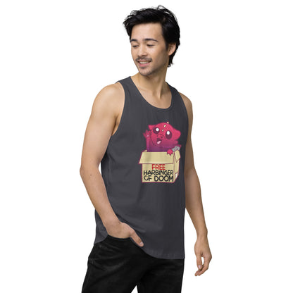 FREE HARBINGER OF DOOM - Premium Tank Top - ChubbleGumLLC