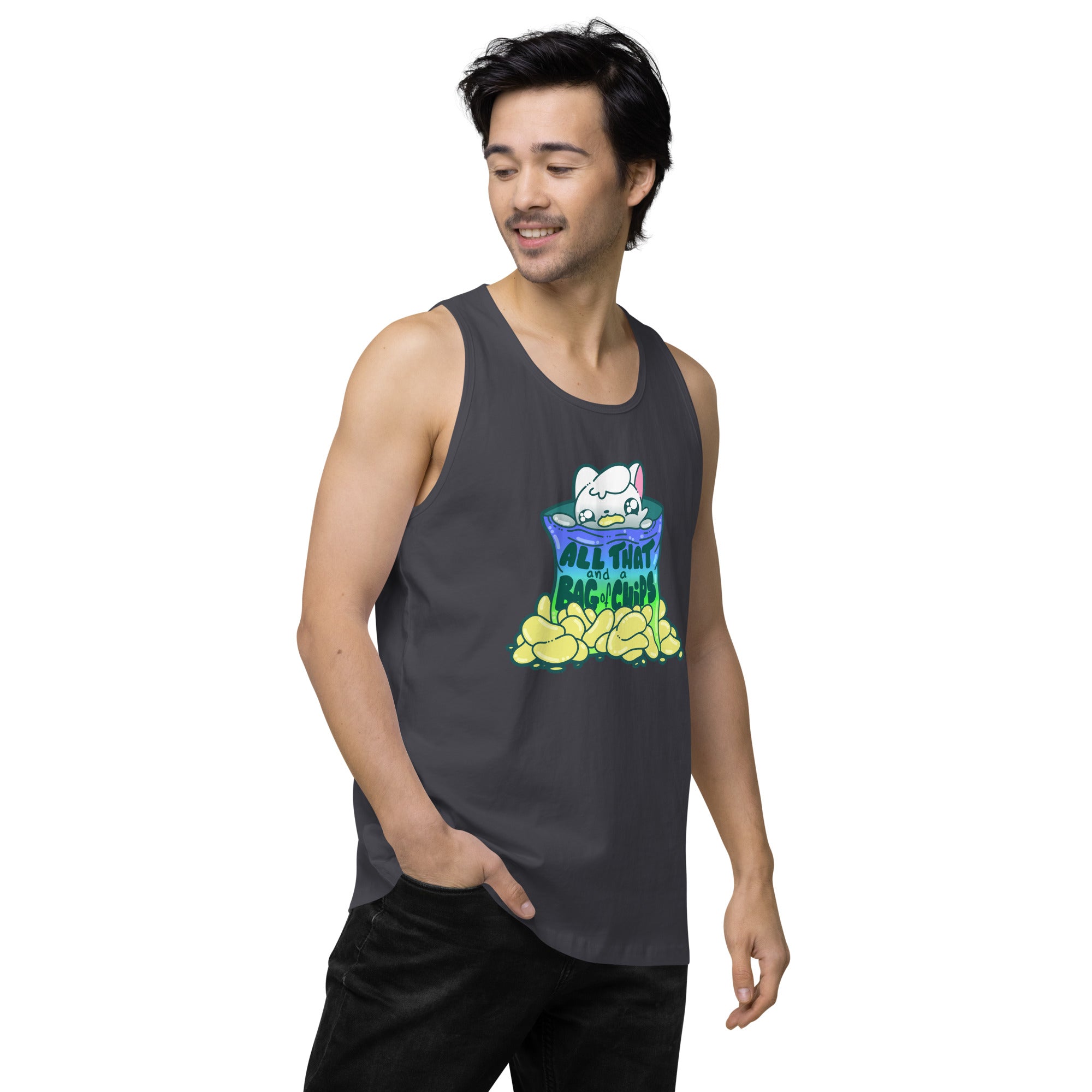 ALL THAT AND A BAG OF CHIPS - Premium Tank Top - ChubbleGumLLC