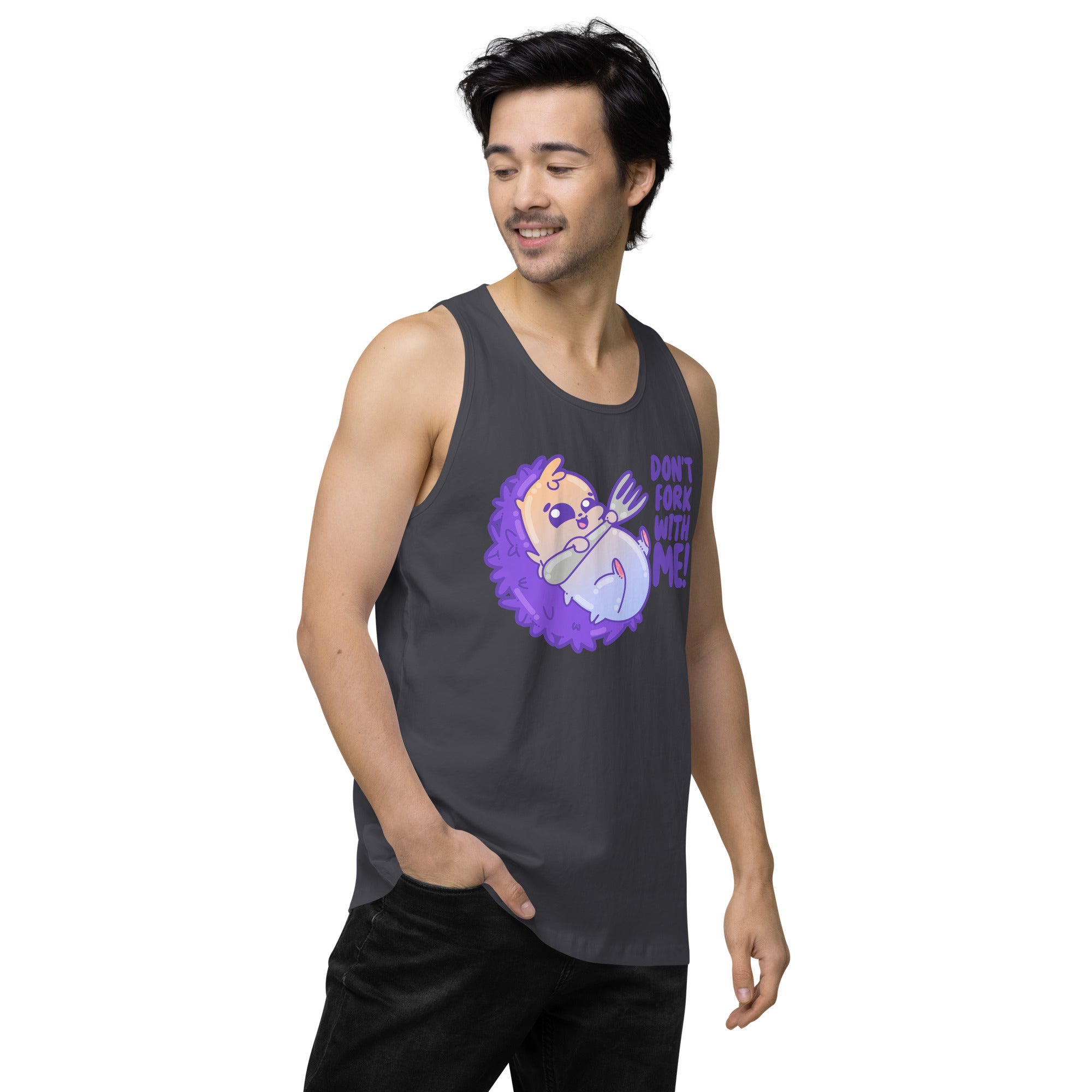 DONT FORK WITH ME - Premium Tank Top - ChubbleGumLLC