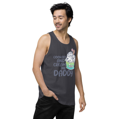 COOKIES AND CREAM ME DADDY - Tank Top - ChubbleGumLLC