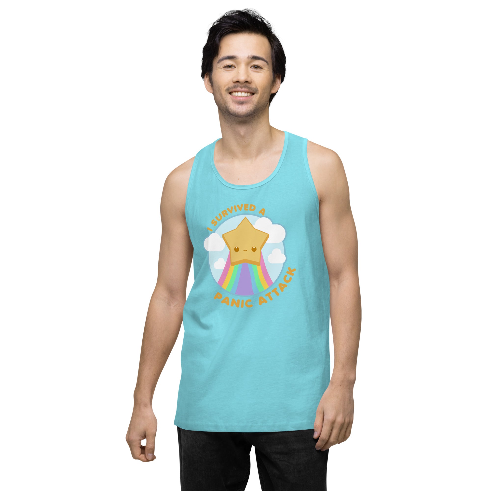 I SURVIVED A PANIC ATTACK - Premium Tank Top - ChubbleGumLLC