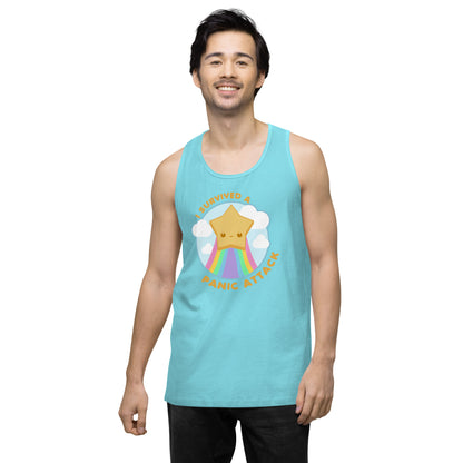 I SURVIVED A PANIC ATTACK - Premium Tank Top - ChubbleGumLLC