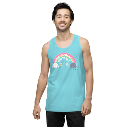 EMOTIONALLY UNSTABLE - Premium Tank Top - ChubbleGumLLC