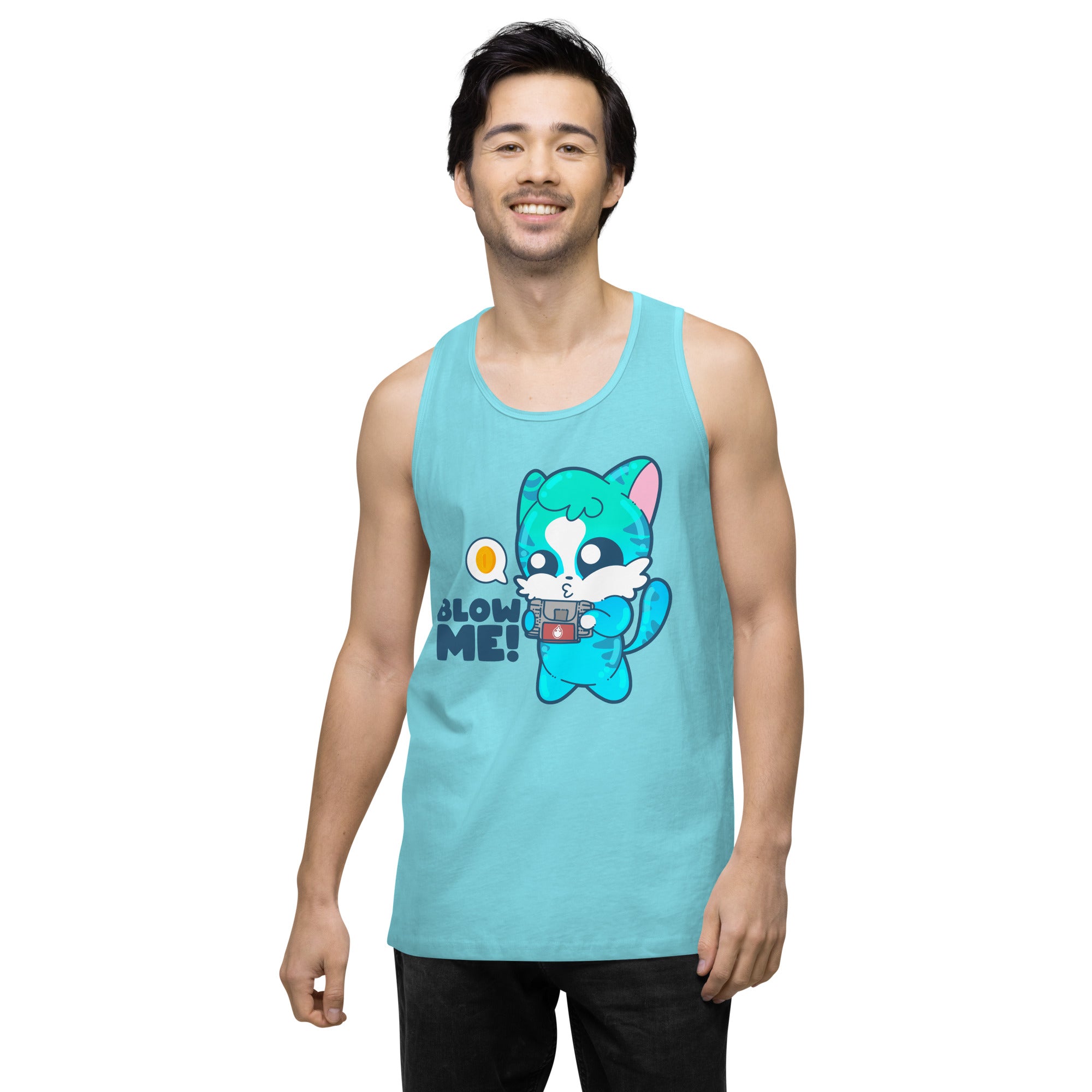 BLOW ME - Premium Tank Top - ChubbleGumLLC