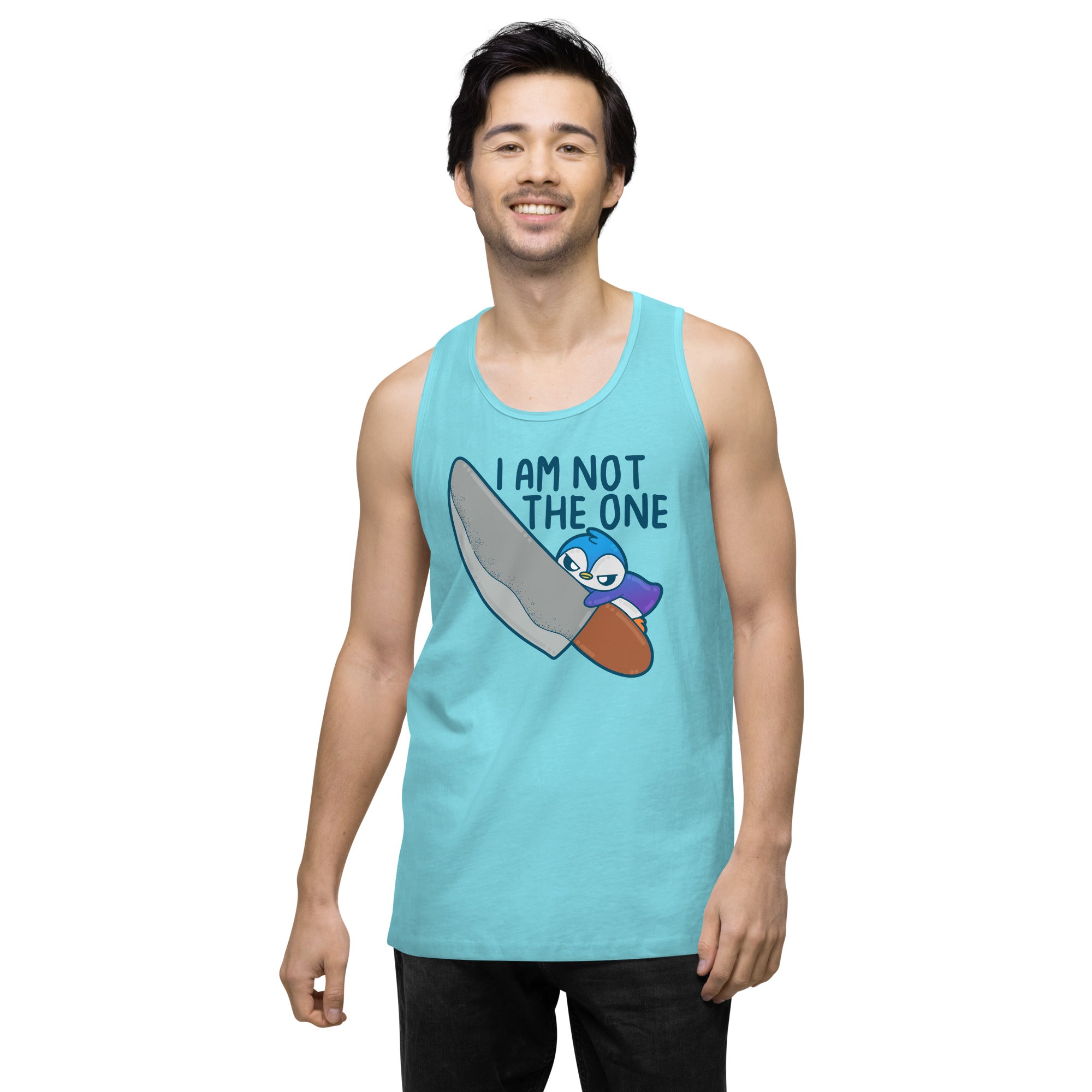 I AM NOT THE ONE - Premium Tank Top - ChubbleGumLLC