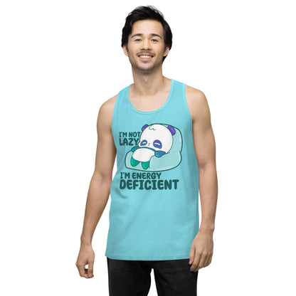 IM NOT LAZY - Premium Tank Top - ChubbleGumLLC