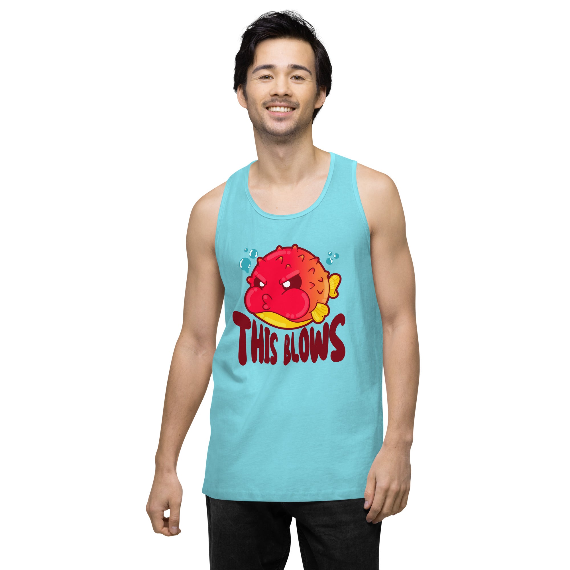 THIS BLOWS - Premium Tank Top - ChubbleGumLLC