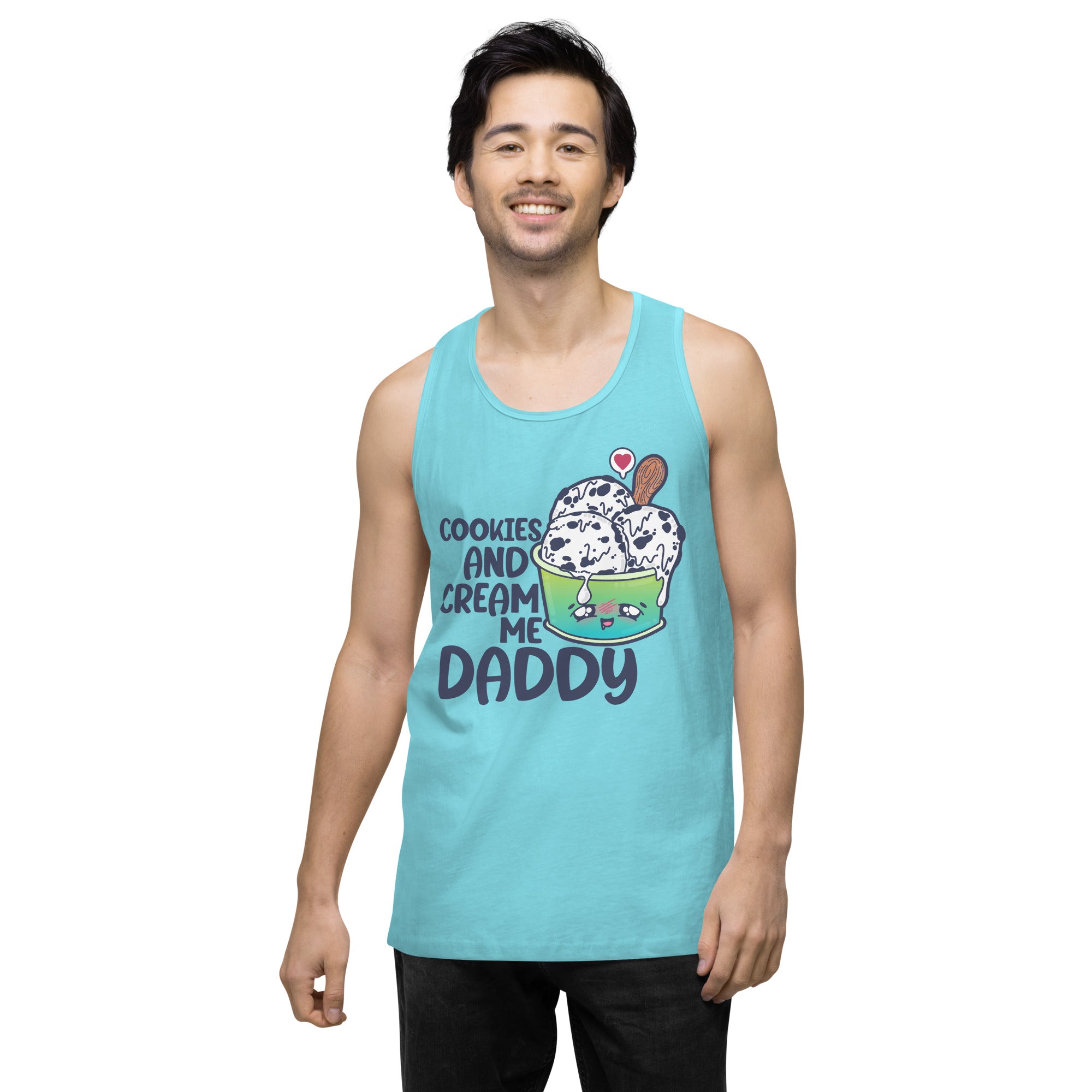 COOKIES AND CREAM ME DADDY - Tank Top - ChubbleGumLLC