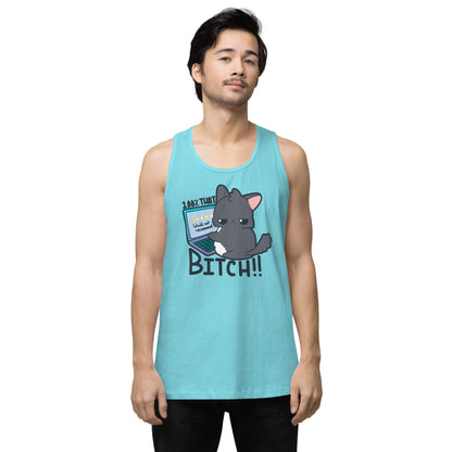 100 % THAT BITCH - Premium Tank Top - ChubbleGumLLC