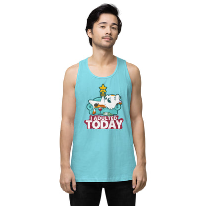 I ADULTED TODAY - Premium Tank Top - ChubbleGumLLC