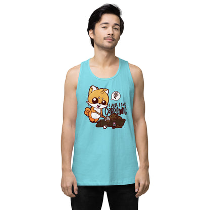 I JUST LOVE GARDENING - Premium Tank Top - ChubbleGumLLC