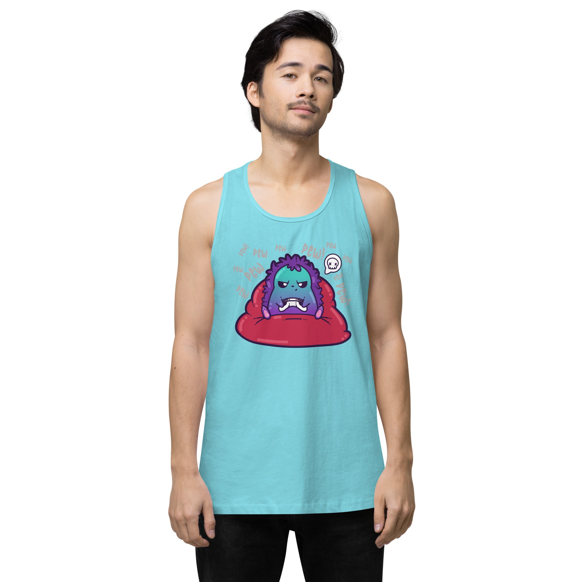 PEW PEW PEW - Premium Tank Top - ChubbleGumLLC