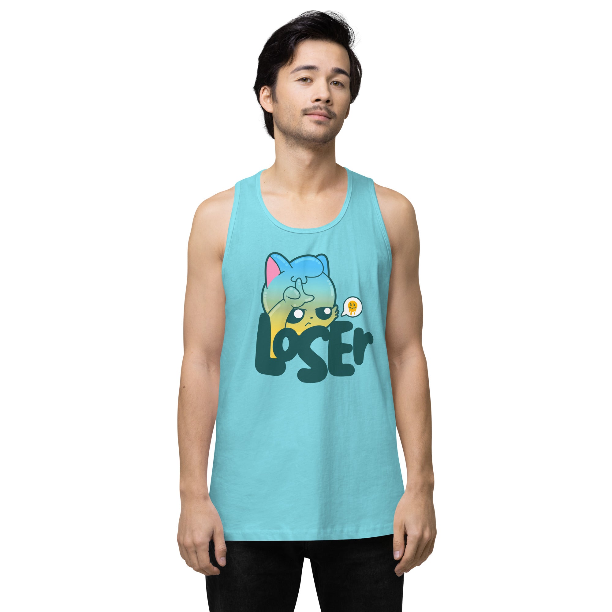 LOSER - Premium Tank Top - ChubbleGumLLC