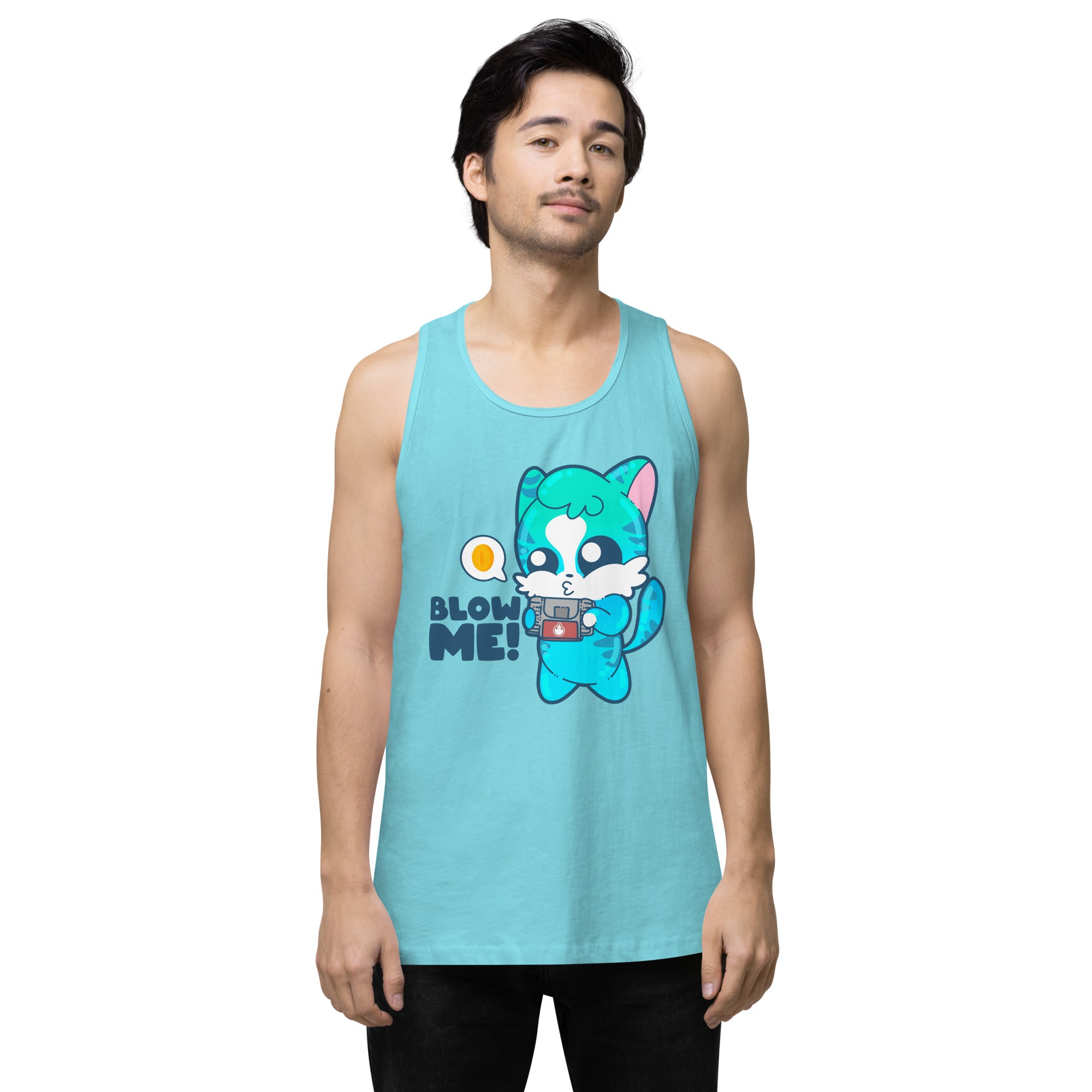 BLOW ME - Premium Tank Top - ChubbleGumLLC