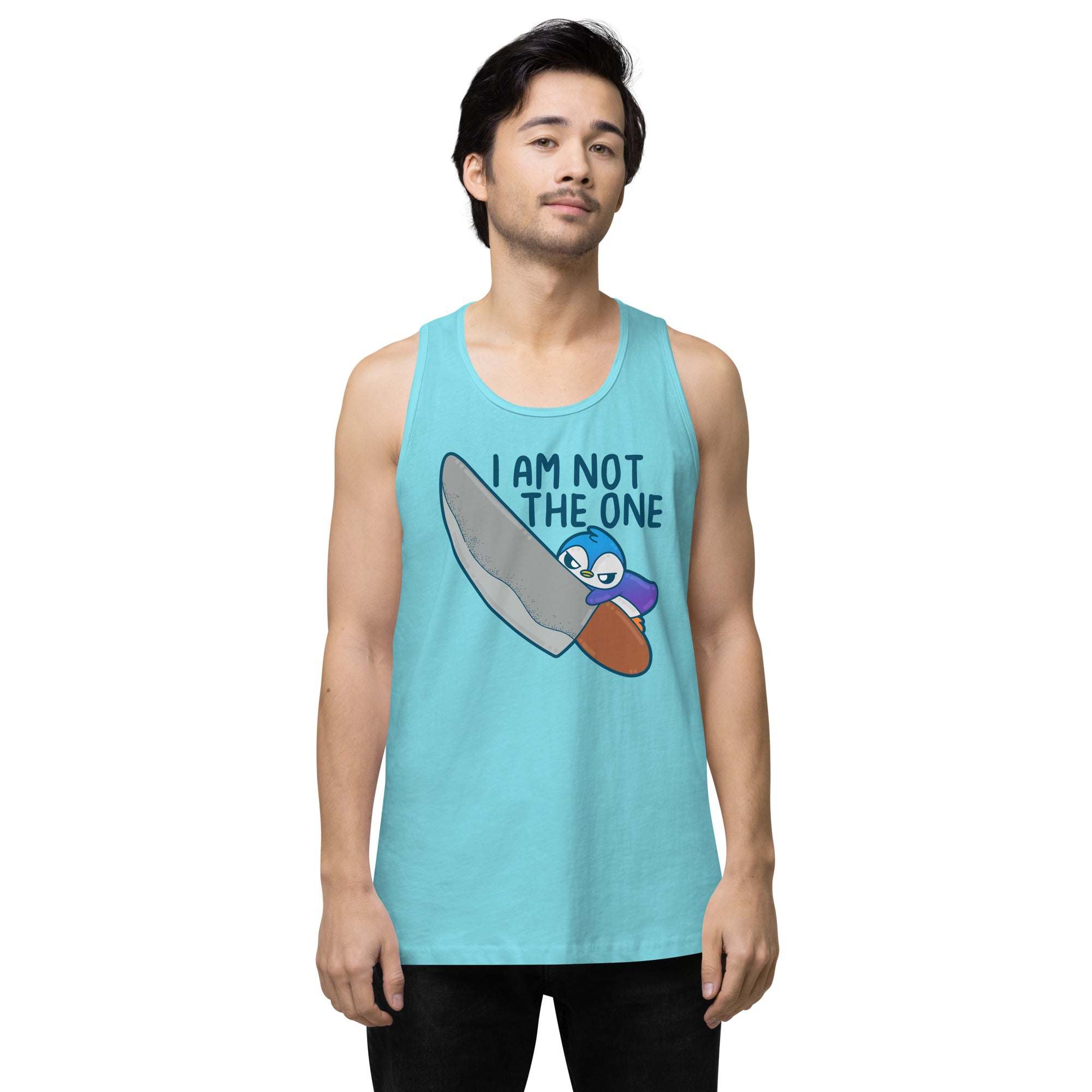 I AM NOT THE ONE - Premium Tank Top - ChubbleGumLLC