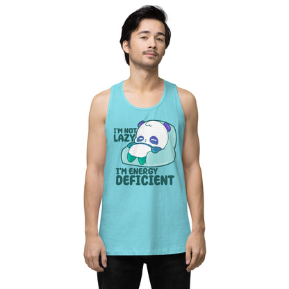 IM NOT LAZY - Premium Tank Top - ChubbleGumLLC