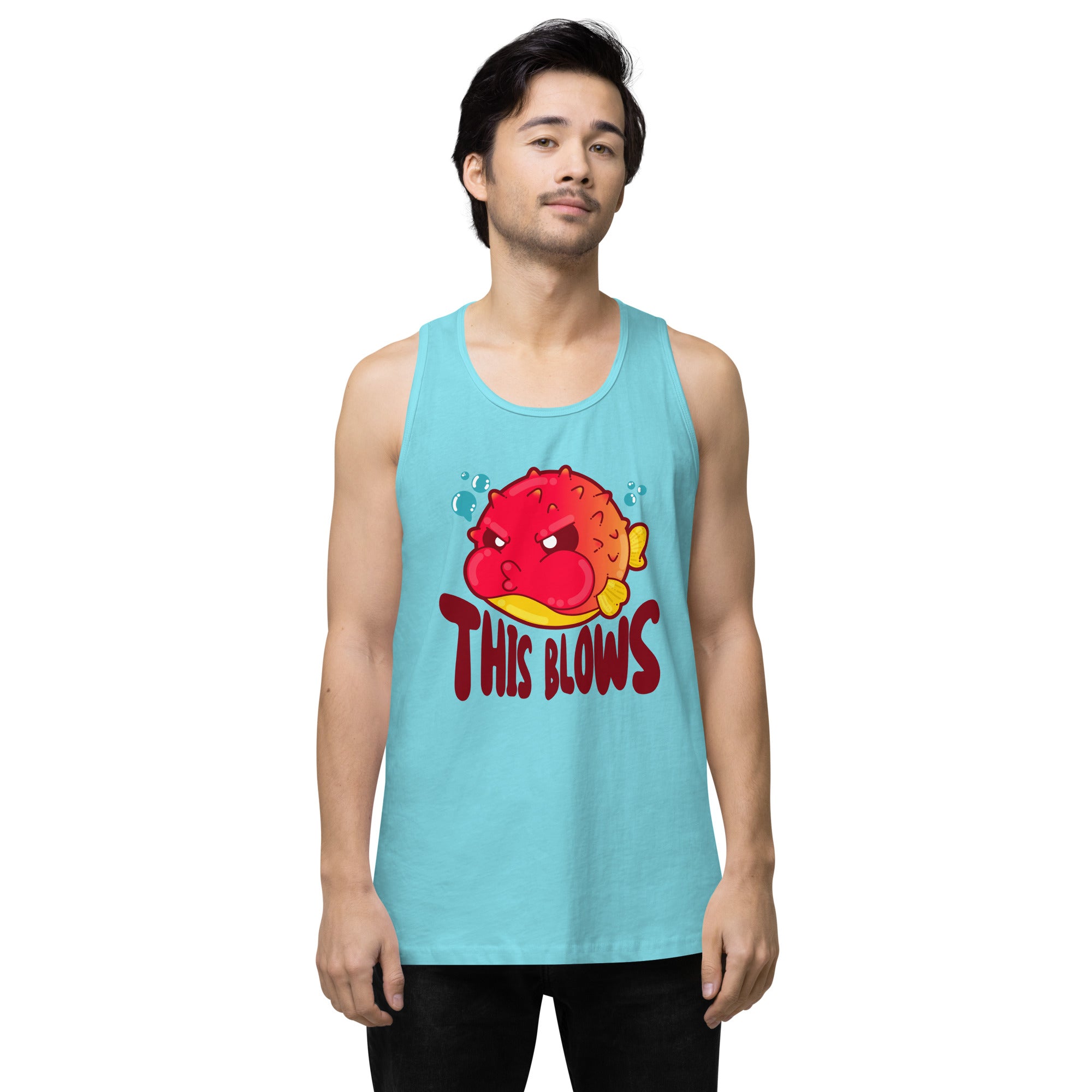 THIS BLOWS - Premium Tank Top - ChubbleGumLLC