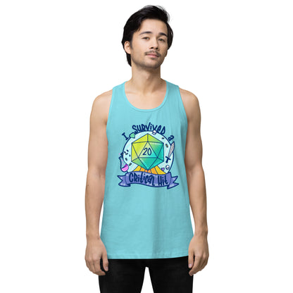 I SURVIVED A CRITICAL HIT - Tank Top - ChubbleGumLLC