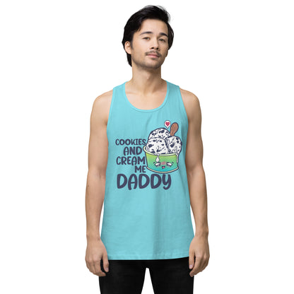 COOKIES AND CREAM ME DADDY - Tank Top - ChubbleGumLLC