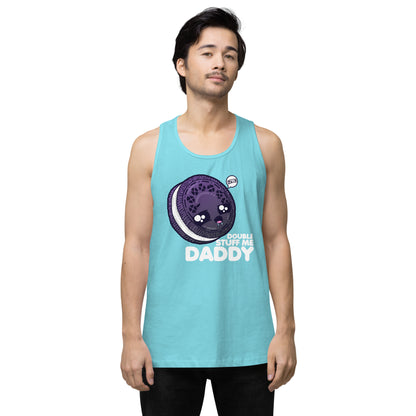 DOUBLE STUFF ME DADDY - Tank Top - ChubbleGumLLC