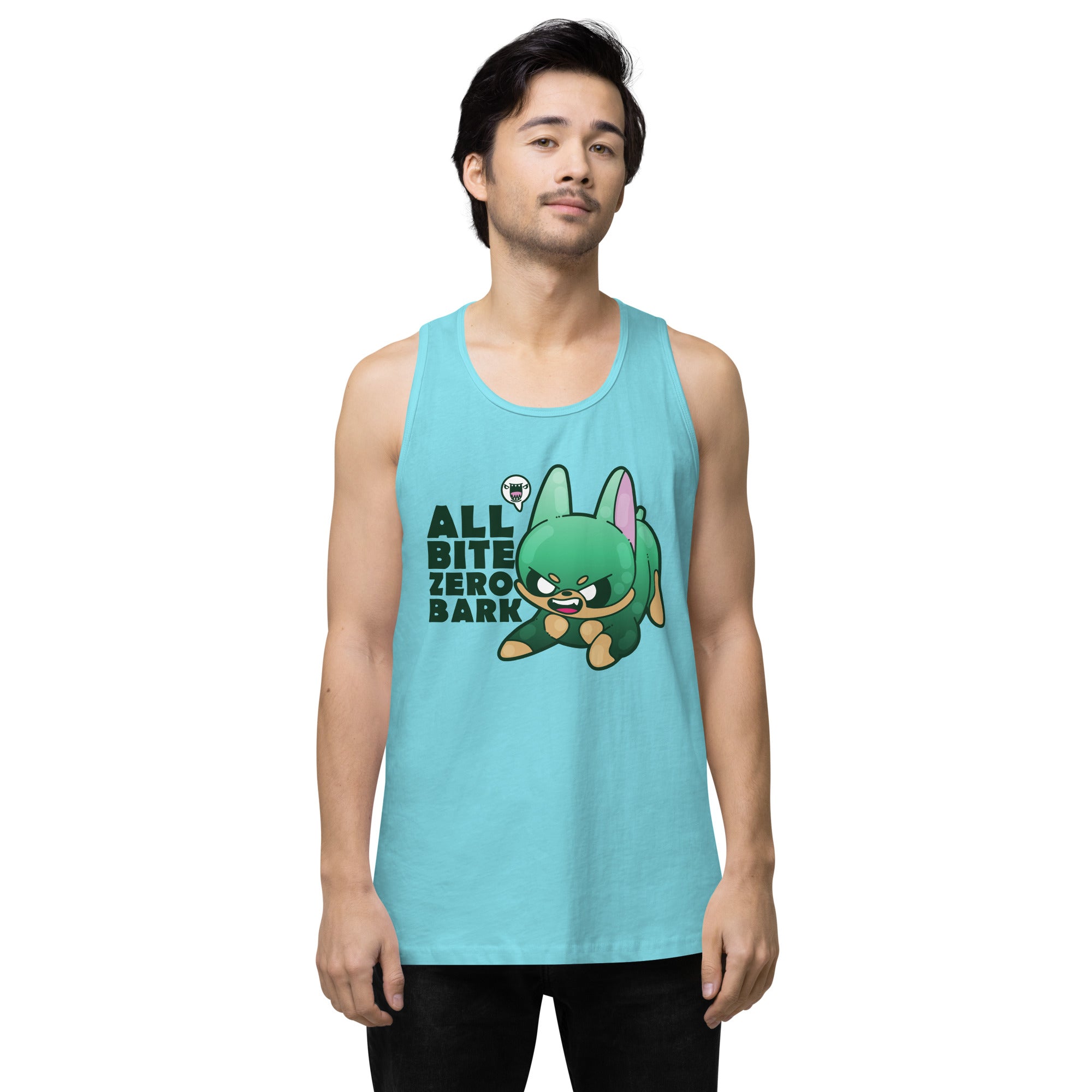 ALL BITE ZERO BARK - Premium Tank Top - ChubbleGumLLC