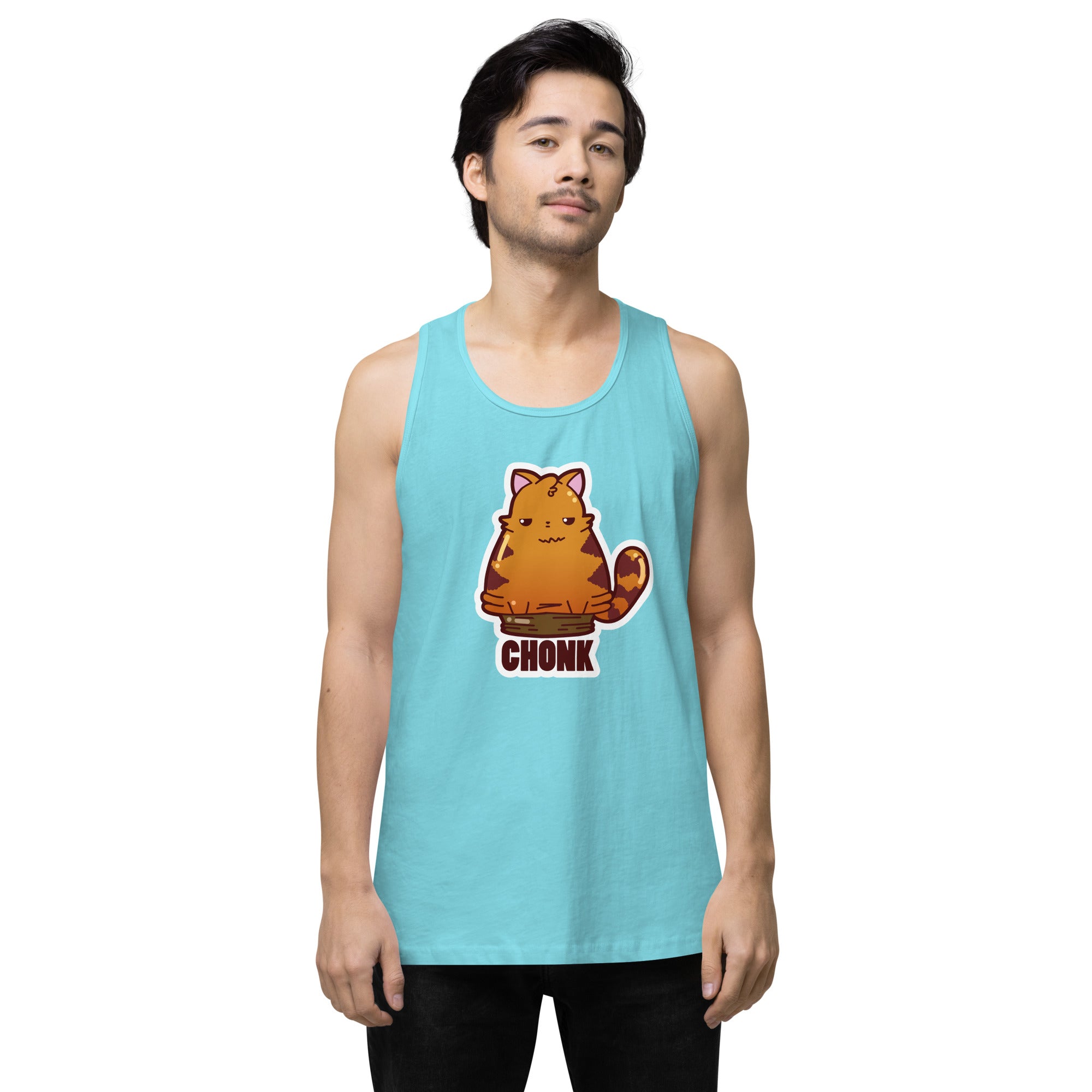 CHONK - Premium Tank Top - ChubbleGumLLC