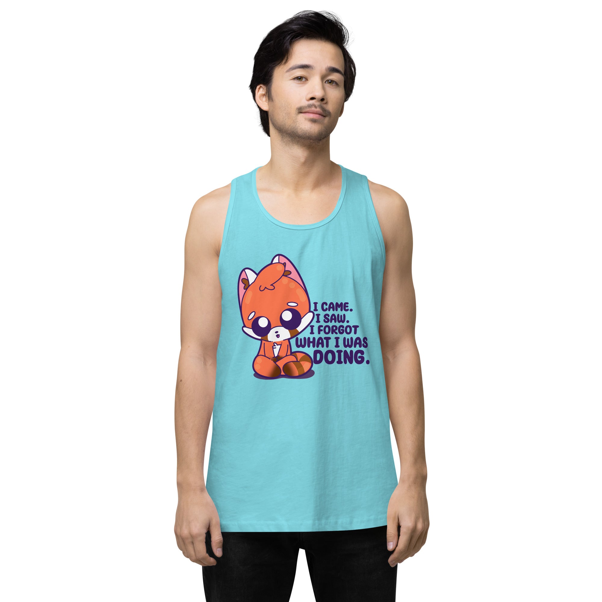 I CAME I SAW I FORGOT - Premium Tank Top