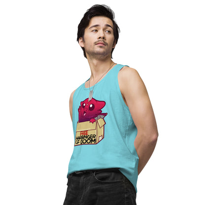 FREE HARBINGER OF DOOM - Premium Tank Top - ChubbleGumLLC