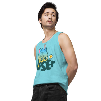 LOSER - Premium Tank Top - ChubbleGumLLC