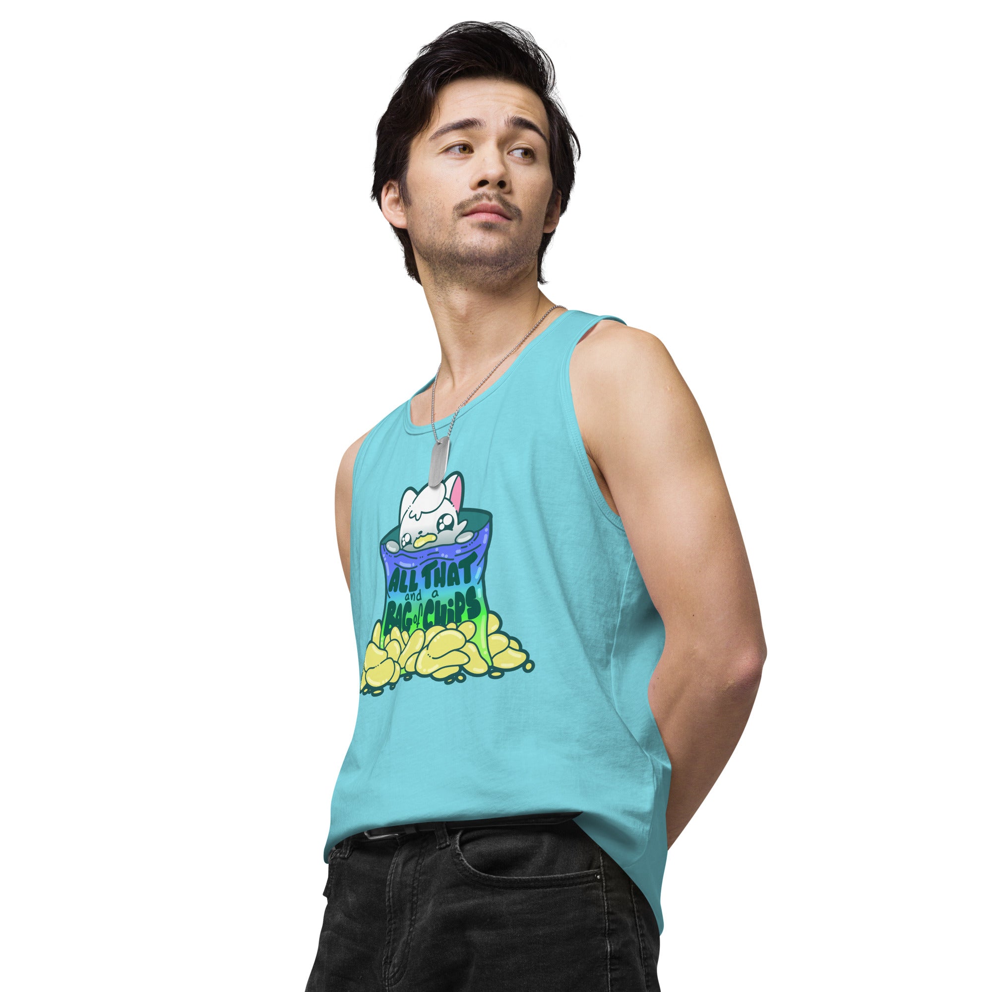 ALL THAT AND A BAG OF CHIPS - Premium Tank Top - ChubbleGumLLC