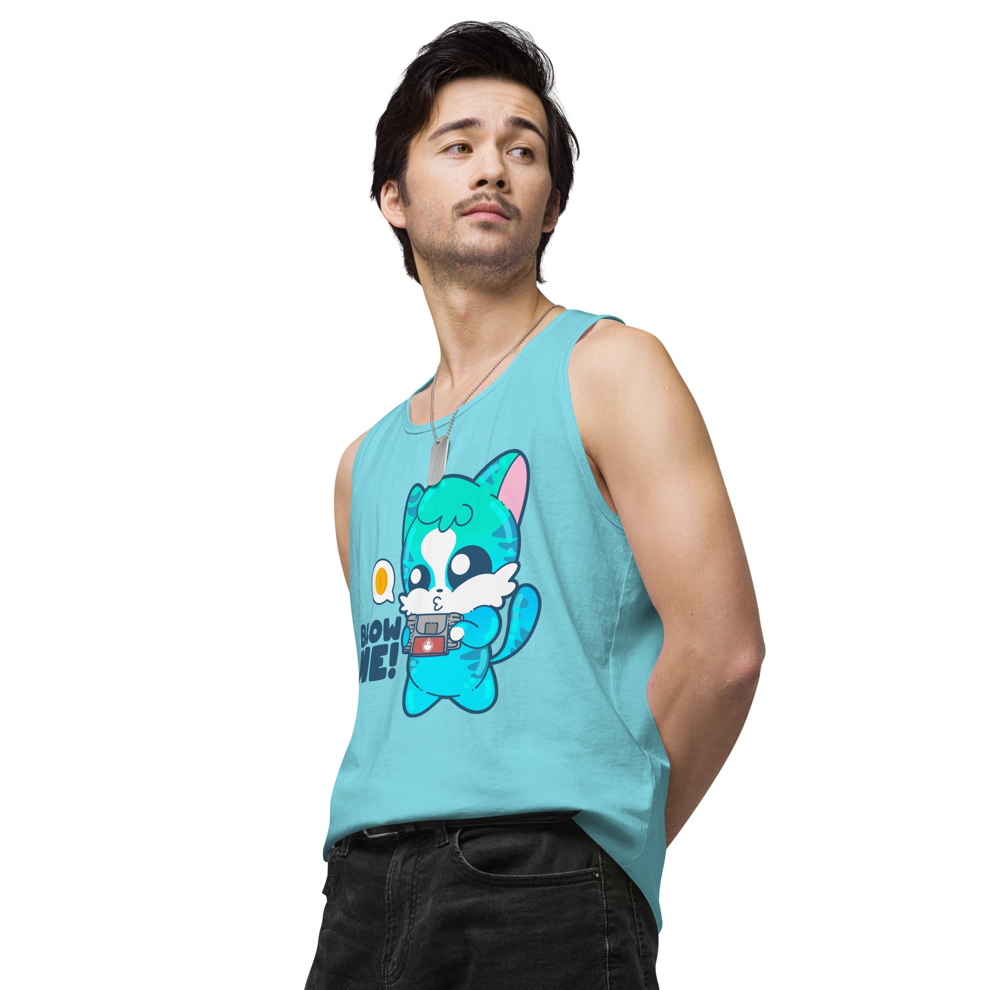 BLOW ME - Premium Tank Top - ChubbleGumLLC