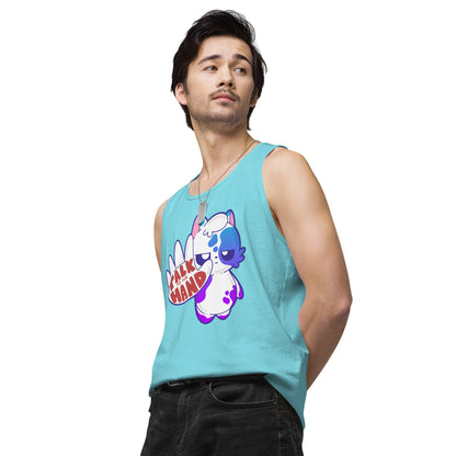 TALK TO THE HAND - Premium Tank Top - ChubbleGumLLC