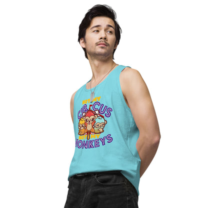 NOT MY CIRCUS NOT MY MONKEYS - Premium Tank Top - ChubbleGumLLC