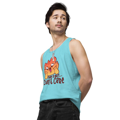 FUN FACT I DONT CARE - Premium Tank Top - ChubbleGumLLC