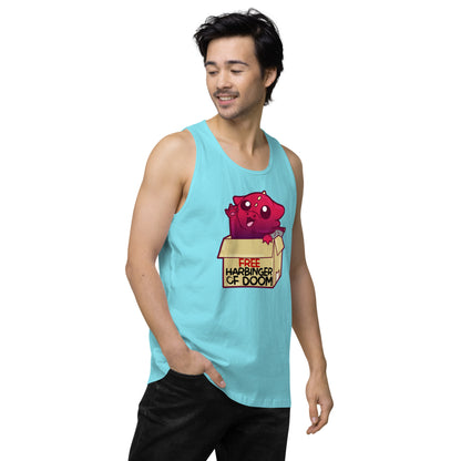 FREE HARBINGER OF DOOM - Premium Tank Top - ChubbleGumLLC